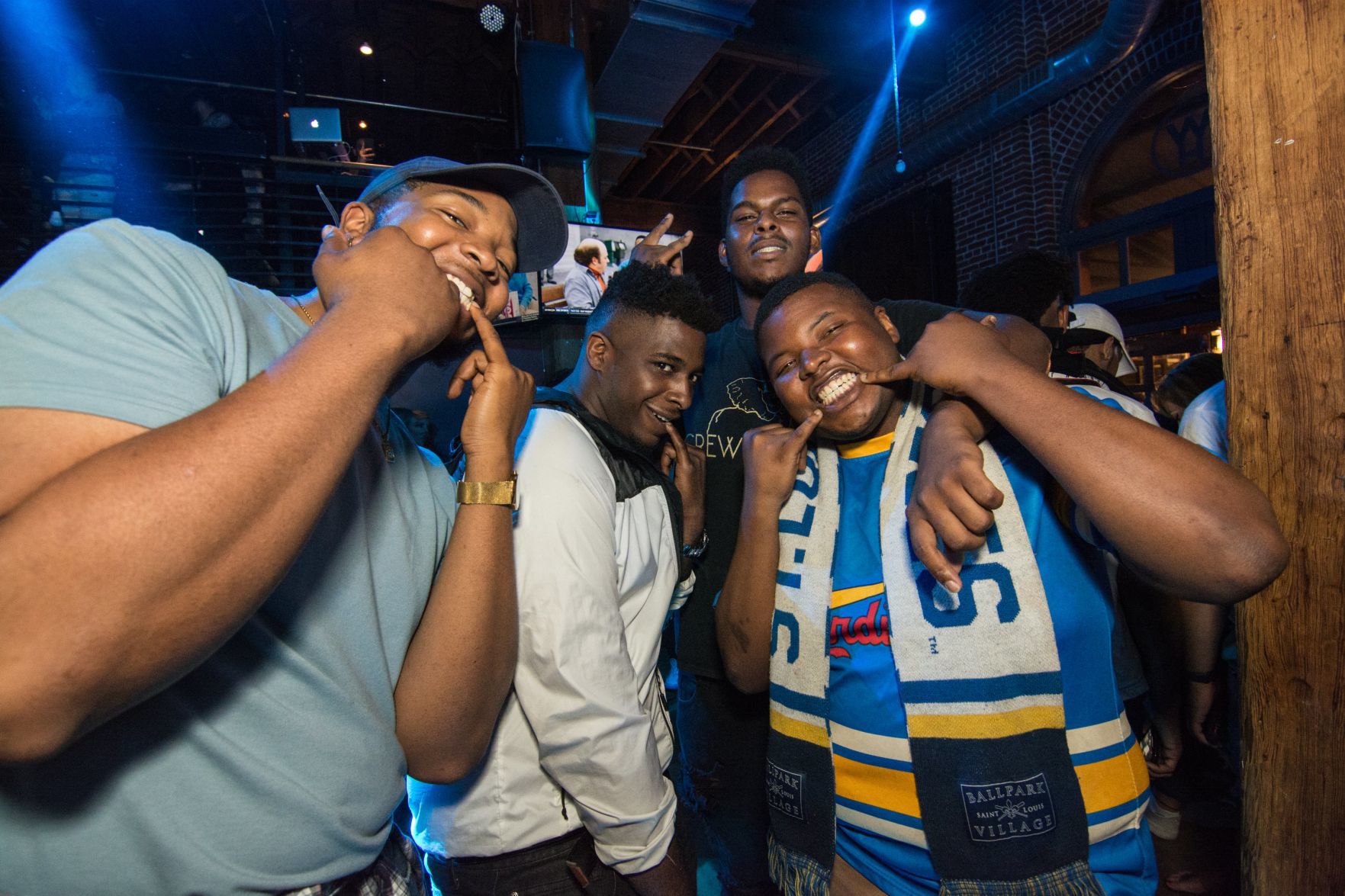 Blues Fans at Wheelhouse during Stanley Cup Final Game 7. Spons